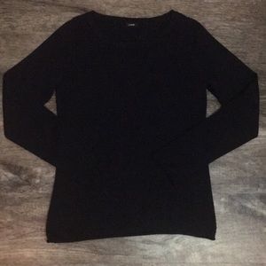 J.Crew Navy Blue Cashmere Long Sleeve Sweater Shirt Size S